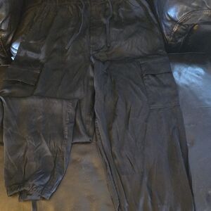 PINK Victoria's Secret Dark Cargo Pants